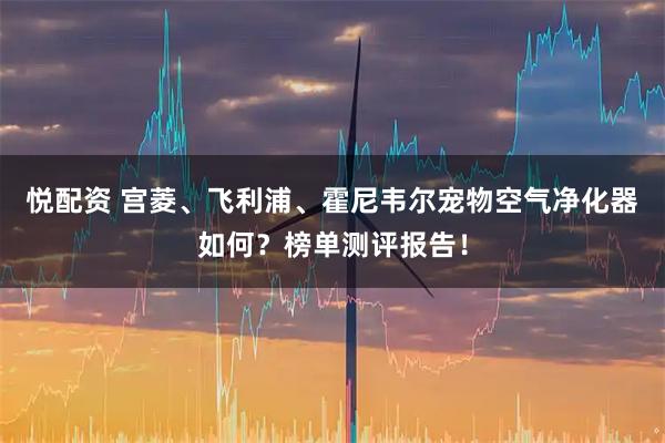 悦配资 宫菱、飞利浦、霍尼韦尔宠物空气净化器如何?榜单测评报告!