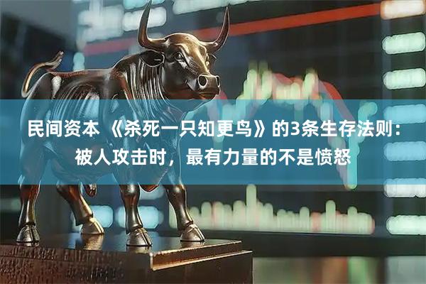 民间资本 《杀死一只知更鸟》的3条生存法则：被人攻击时，最有力量的不是愤怒