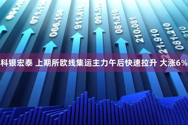 科银宏泰 上期所欧线集运主力午后快速拉升 大涨6%