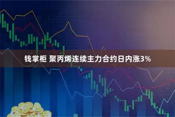 钱掌柜 聚丙烯连续主力合约日内涨3%