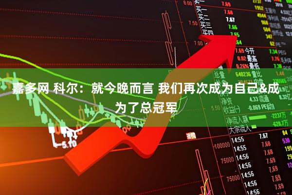 嘉多网 科尔：就今晚而言 我们再次成为自己&成为了总冠军