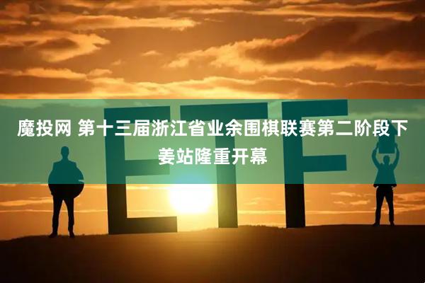 魔投网 第十三届浙江省业余围棋联赛第二阶段下姜站隆重开幕